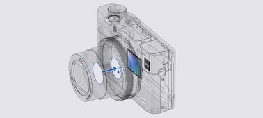 RX100 V 프리미엄 13.2 x 8.8mm 센서 컴팩트 카메라로 탁월한 AF 성능을 자랑합니다. 사진